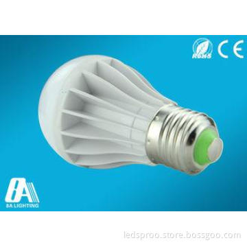 High Lumens Plastic E27 LED Bulb Lighting 3W SMD 2835 2700K